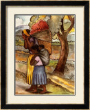 Flower Vendor with Child