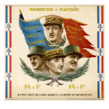 De Gaulle, Leclerc, Catroux and Koenig, Free French Military Commanders