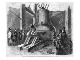 Big Ben - Experiment with the Hammer Upon the Great Bell for the Westminster Clock Giclee Print