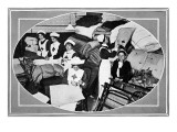 Equipment Being Prepared by Red Cross Nurses Giclee Print