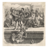 Buy Battle of the Platform Spanish and Aztecs in Hand to Hand Combat at AllPosters.com