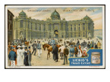 Carriages and Pedestrians in the Platz before the Hofburg