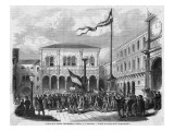 Demonstration at Padova (Padua) in Favour of Venice Joining the United Italy