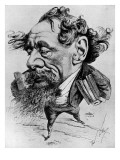 Charles Dickens, by Andre Gill, 1868