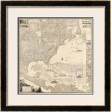 Buy Composite: British Empire in America, c.1733 at AllPosters.com