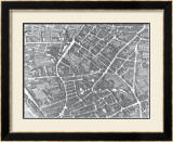Buy Plan of Paris II, c.1730 at AllPosters.com