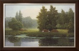 Russian Landscape with Storcks
