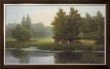 Russian Landscape with Storcks