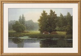 Russian Landscape with Storcks