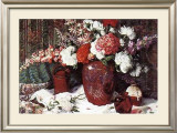 Peonies and Freesia