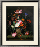 Buy Bouquet de Fleurs dans un Vase de Pierre, 1677 at AllPosters.com