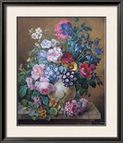 Buy Rich Still Life of Summer Flowers at AllPosters.com