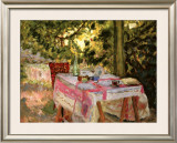 Table Set in a Garden