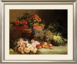 Buy Still Life with Fruits and Flowers at AllPosters.com