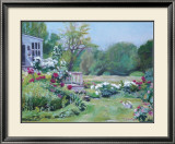 Watering the Peonies
