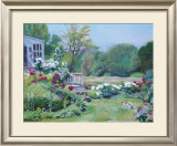 Watering the Peonies