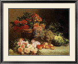 Buy Still Life with Fruits and Flowers at AllPosters.com