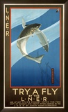Buy Try a Fly by the LNER, LNER Poster, circa 1925 at AllPosters.com