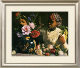 La Negresse aux Pivoines, 1870