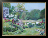 Watering the Peonies
