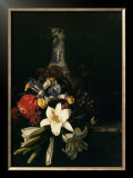 Buy Bouquet de Fleur Devant un Vase de Chine, 1661 at AllPosters.com