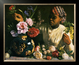 La Negresse aux Pivoines, 1870