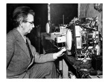 John Logie Baird Experimenting at Home, 1942