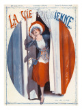 French Woman Shouts Giclee Print