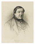 Gioachino Antonio Rossini. Italian Composer in Paris in 1865 Giclee Print