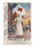 French Red Cross Poster Giclee Print