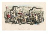 Hyde Park as it Will Be London's Park Is Invaded by Steam-Powered Vehicles