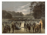 Ice Skaters of All Ages Enjoy Themselves in Hyde Park, London