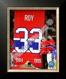 Patrick Roy & Carey Price Jersey Retirement Night 2008-09