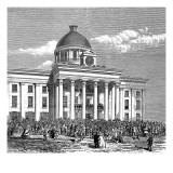Inauguration of Jefferson Davis as President, 1861
