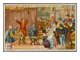 He Performs before Queen Elizabeth
