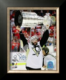 Bill Guerin Game 7 - 2008-09 NHL Stanley Cup Finals With Trophy