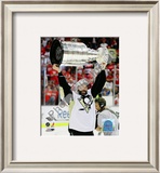 Bill Guerin Game 7 - 2008-09 NHL Stanley Cup Finals With Trophy