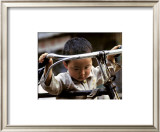 Buy Little Boy with Bike, China at AllPosters.com