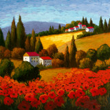 Buy Tuscan Poppies at AllPosters.com