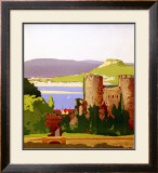 The Conway Estuary, North Wales, LMS Poster, 1923