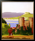 The Conway Estuary, North Wales, LMS Poster, 1923