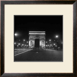 Paris, Champs-Elysees, Arc de Triumph, 1960