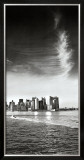 View to Downtown Manhattan from Staten I Framed Art Print