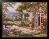 Spring Patio II Framed Art Print