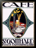 Buy St. Gotthard CafAA&copy; at AllPosters.com