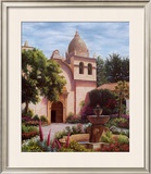 Buy Carmel Mission Fountain at AllPosters.com