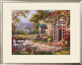 Spring Patio II Framed Art Print
