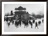 Ice Skating at Belle Isle, Detroit, Michigan