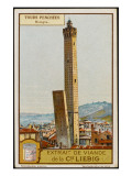 Leaning Towers of Bologna, Italy - La Garidenda and Torre Degli Asinelli