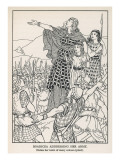 Queen of the Iceni, Boadicea (Boudicca) Addressing Her Army